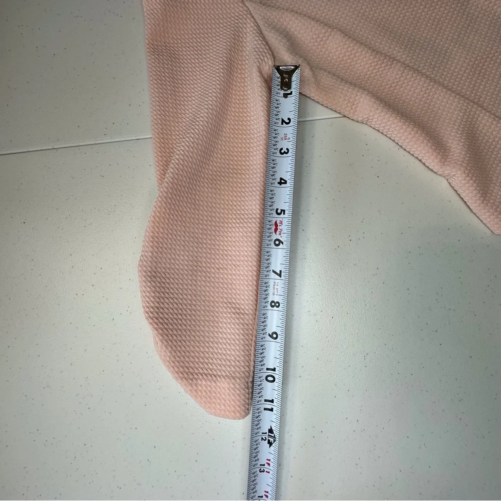 Charlotte Russe‎ light pink/peach 3/4 sleeves cropped cardigan women’s medium - Picture 11 of 14